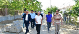 Başkan Çınar, kaldırım ve yol yenileme hizmetlerini inceledi