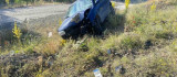 Malatya'da otomobil şarampole uçtu, 1 yaralı