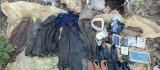 Tunceli'de terör örgütüne ait yaşam malzemesi ele geçirildi