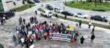 Tunceli'de üniversite öğrencilerinden Filistin'e destek