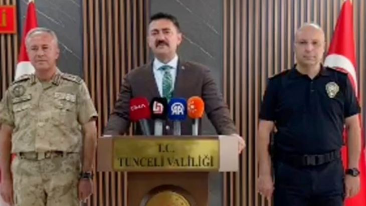 Tunceli Valisi Tekbıyıkoğlu, 6 aylık asayiş olaylarını değerlendirdi